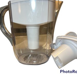 Brita Large 10 Cup Grand Water Pitcher with Filter - BPA Free - White
